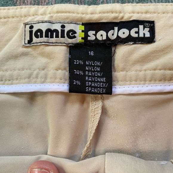 Bundle of 2 Women's Jamie Sadock Skorts Beige and Pink Golf Skirt Size 16 Strech - Picture 4 of 13